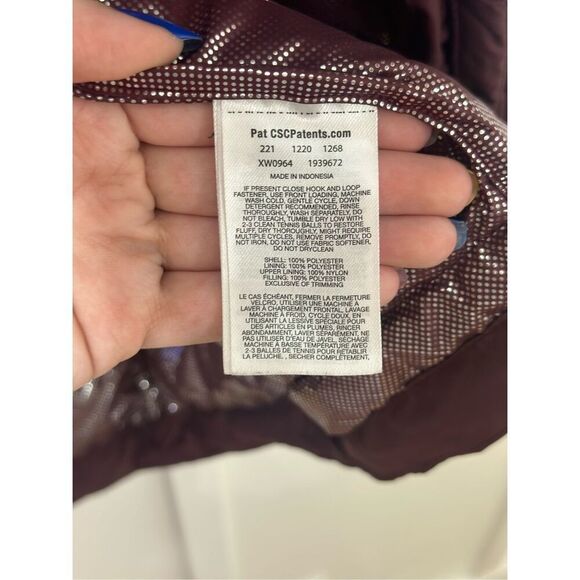 Columbia Karis Gale II Maroon Long Hooded Winter Coat Jacket Women's 3XL - Picture 7 of 15